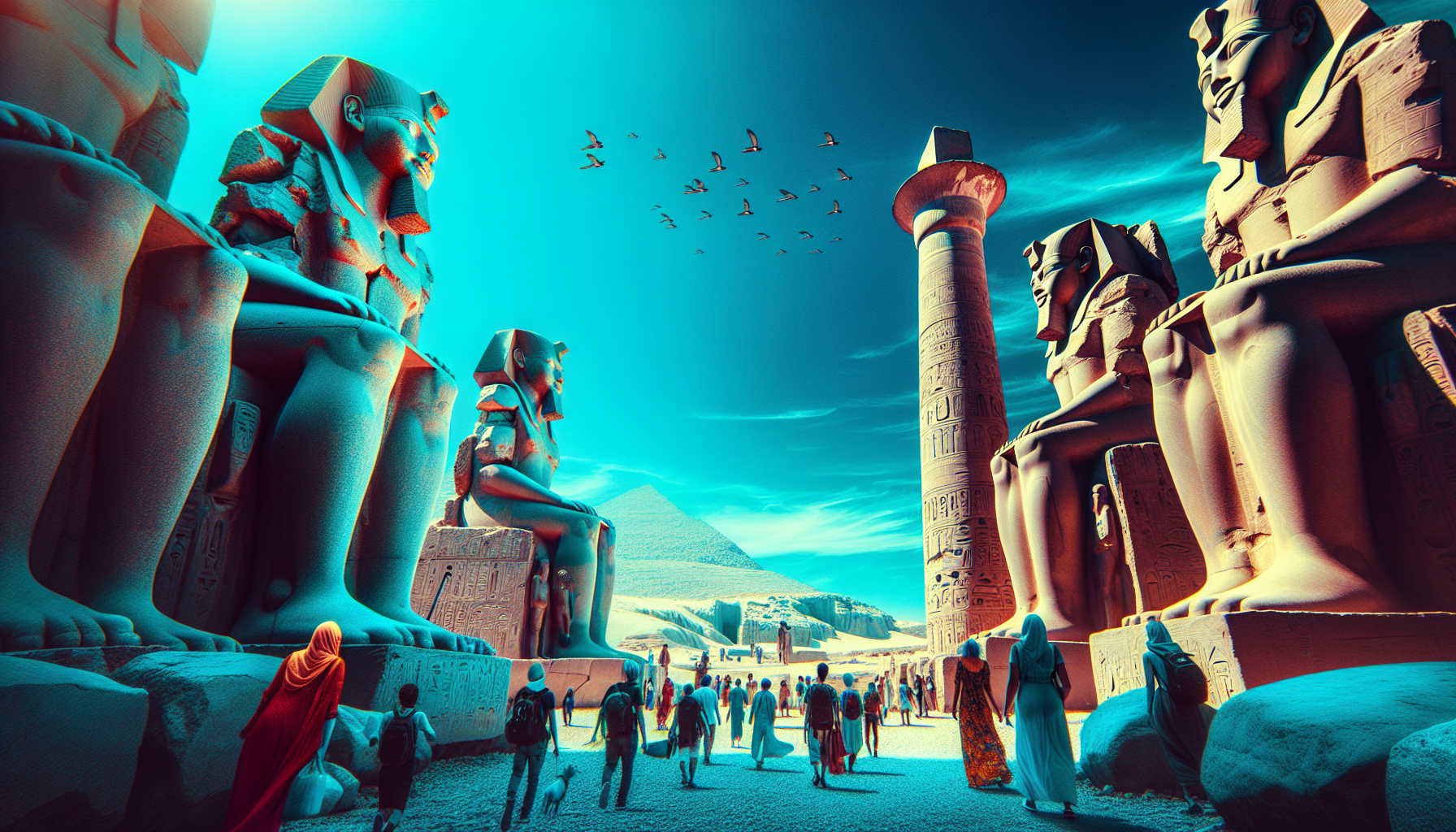 explore the colossal statues of memnon and gain a new perspective on ancient history with this engaging article.