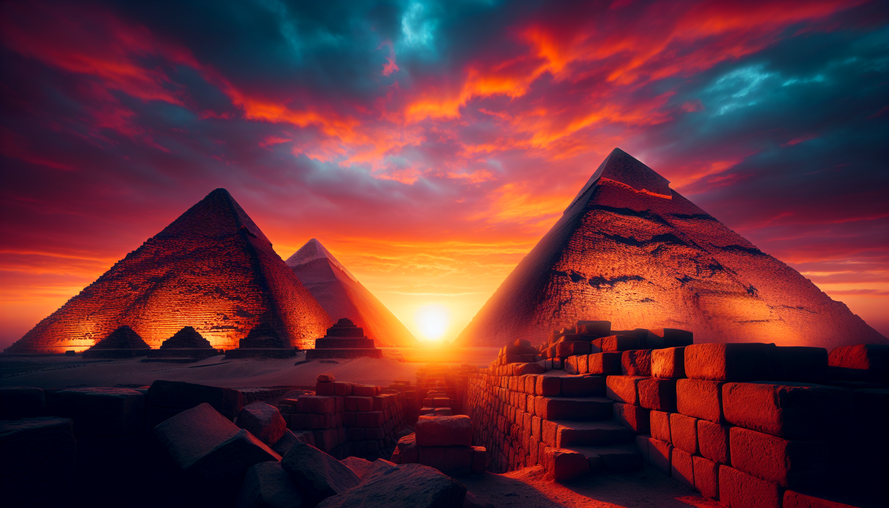 delve into the mystery of ancient pyramids and their potential connection to lost civilizations in this exploration of intriguing possibilities.